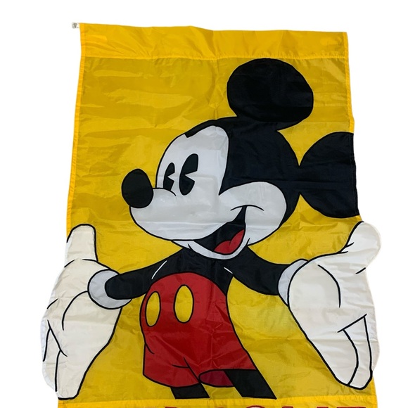 Disney Mickey WELCOME Flag Banner Nylon 28x42” - Picture 8 of 8